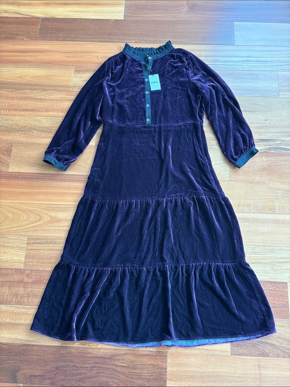 NWT Brora velvet dress